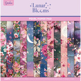 Crafter's Companion Lunar Blooms 12x12 Inch Paper Pad (NG-LB-PAD12)