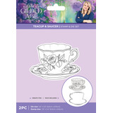 Crafter's Companion The Gilded Age Stamp & Die Teacup & Saucer (SS-TGA-STD-TSA)