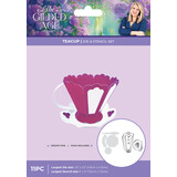 Crafter's Companion The Gilded Age Die & Stencil Set Teacup (SS-TGA-MD-STEN-TC)
