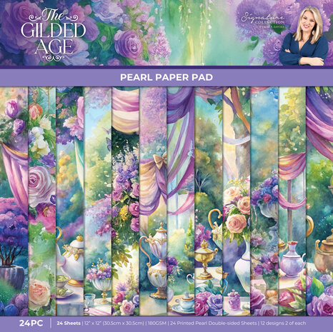 Crafter's Companion The Gilded Age 12x12 Inch Paper Pad (SS-TGA-PAD12)