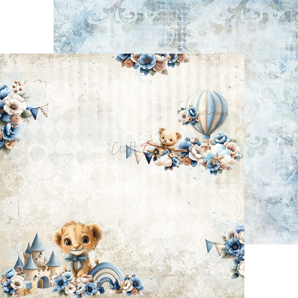 Craft O'Clock Baby Boy Universe 8x8 Inch Paper Set (CC-C84-BBU-07) Craft O'Clock Baby Boy Universe 8x8 Inch Paper Set (CC-C84-BBU-07)