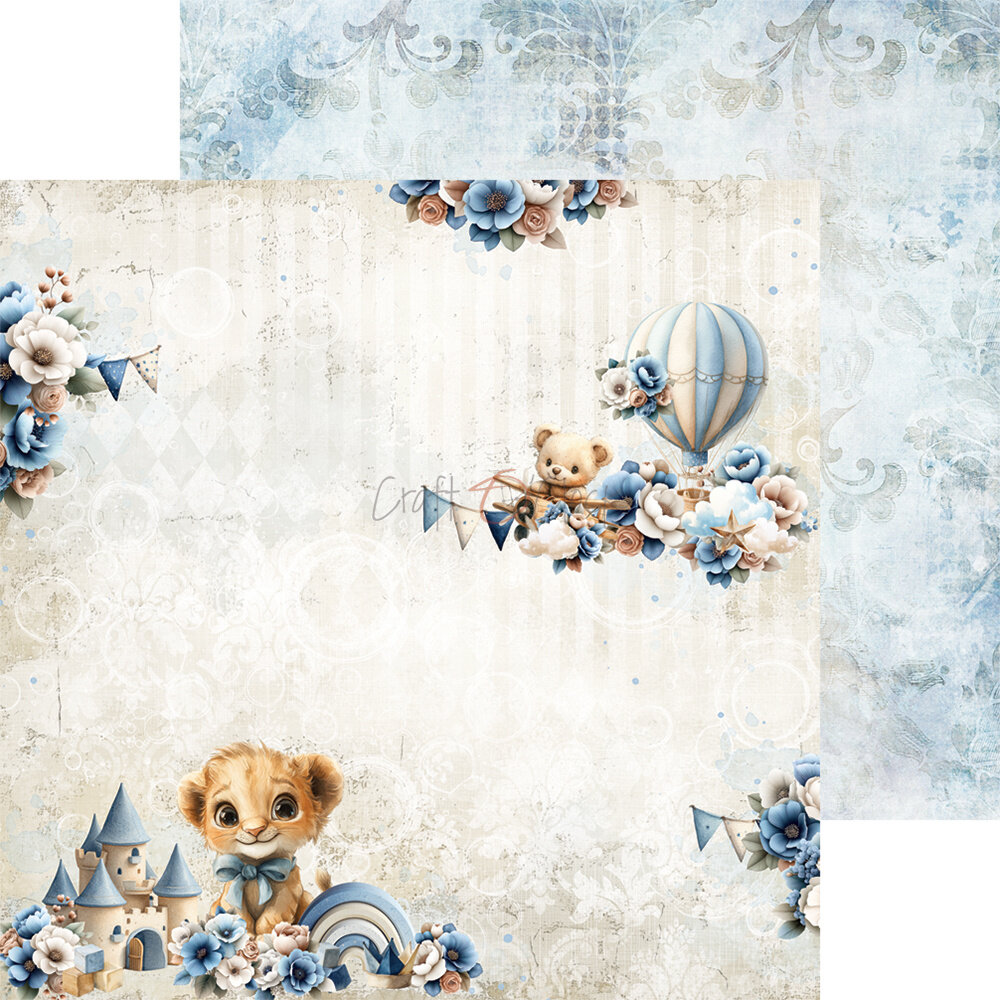 Craft O'Clock Baby Boy Universe 6x6 Inch Paper Set (CC-C84-BBU-10)