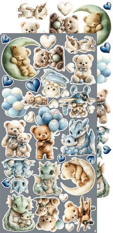 Craft O'Clock Baby Boy Universe Extras Set Flowers & More (CC-C84-BBU-11) Craft O'Clock Baby Boy Universe Extras Set Flowers & More (CC-C84-BBU-11)