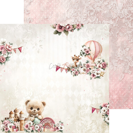 Craft O'Clock Baby Girl Universe 8x8 Inch Paper Set (CC-C83-BGU-07) Craft O'Clock Baby Girl Universe 8x8 Inch Paper Set (CC-C83-BGU-07)