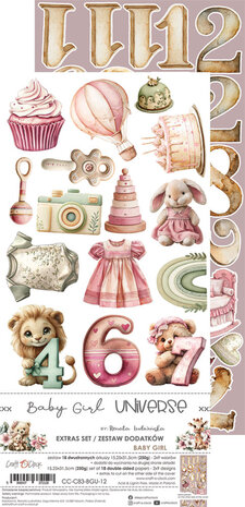 Craft O'Clock Baby Girl Universe Extras Set Baby Girl (CC-C83-BGU-12) Craft O'Clock Baby Girl Universe Extras Set Baby Girl (CC-C83-BGU-12)