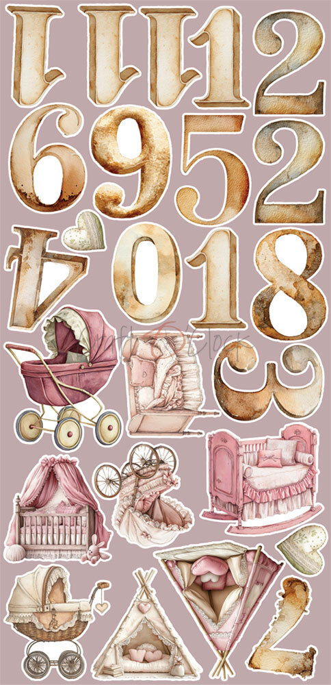 Craft O'Clock Baby Girl Universe Extras Set Baby Girl (CC-C83-BGU-12) Craft O'Clock Baby Girl Universe Extras Set Baby Girl (CC-C83-BGU-12)