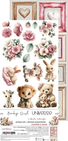 Craft O'Clock Baby Girl Universe Extras Set Mix (CC-C83-BGU-13) Craft O'Clock Baby Girl Universe Extras Set Mix (CC-C83-BGU-13)