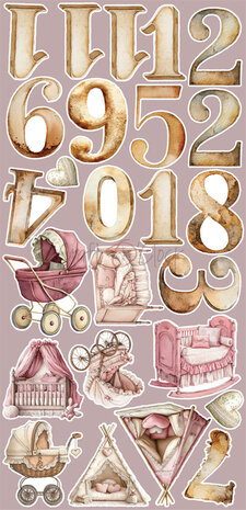 Craft O'Clock Baby Girl Universe Extras Set Mix (CC-C83-BGU-13) Craft O'Clock Baby Girl Universe Extras Set Mix (CC-C83-BGU-13)