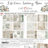 Craft O'Clock Lifetime Loving You 8x8 Inch Medium Papers Set (CC-C82-LLY-09)