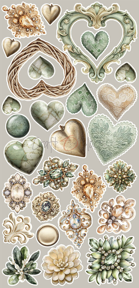 Craft O'Clock Lifetime Loving You Extras Set Flowers & More (CC-C82-LLY-11) Craft O'Clock Lifetime Loving You Extras Set Flowers & More (CC-C82-LLY-11)