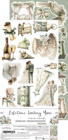 Craft O'Clock Lifetime Loving You Extras Set Wedding (CC-C82-LLY-12) Craft O'Clock Lifetime Loving You Extras Set Wedding (CC-C82-LLY-12)