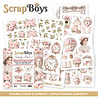ScrapBoys Shabby Pack 2 6x6 Inch Pop Up Paper Pad (SB-SHPA2-11)