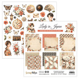 ScrapBoys Lady in Japan 12x12 Inch Paper Pad (SB-LAJA-08)