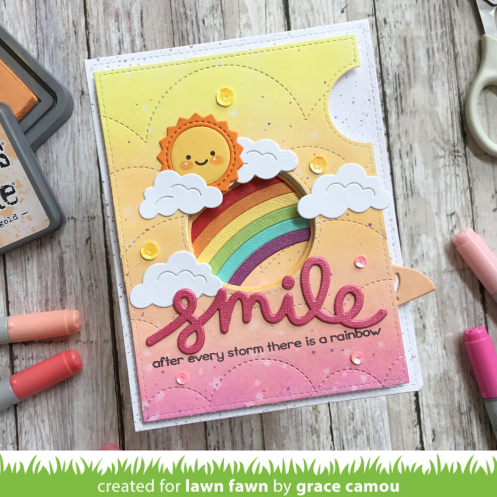 Lawn Fawn Magic Iris Add-On Lawn Cuts Dies (LF2239) Lawn Fawn Magic Iris Add-On Lawn Cuts Dies (LF2239)