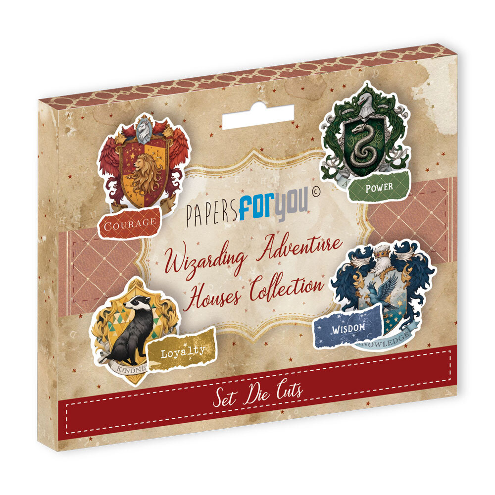 Papers For You Wizarding Adventure Houses Die Cuts (17pcs) (PFY-15867) Papers For You Wizarding Adventure Houses Die Cuts (17pcs) (PFY-15867)
