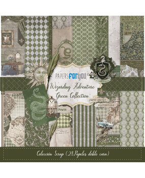 Papers For You Wizarding Adventure Houses Green 6x6 Inch Scrap Paper Pack (28pcs) (PFY-15859) Papers For You Wizarding Adventure Houses Green 6x6 Inch Scrap Paper Pack (28pcs) (PFY-15859)