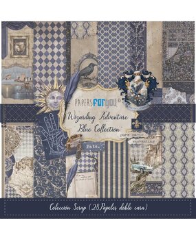 Papers For You Wizarding Adventure Houses Blue 8x8 Inch Scrap Paper Pack (28pcs) (PFY-15856) Papers For You Wizarding Adventure Houses Blue 8x8 Inch Scrap Paper Pack (28pcs) (PFY-15856)