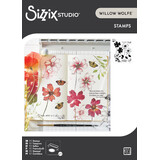 Sizzix Studio Clear Stamps by Willow Wolfe Wild Blooms (11pcs) (667095)