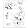 Sizzix Studio Clear Stamps by Willow Wolfe Magnolia (7pcs) (667027)