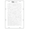 Sizzix Studio Layered Stencils by Willow Wolfe Backgrounds (4pcs) (667004)
