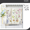 Sizzix Studio Clear Stamps by Willow Wolfe Floral Frames and Mini Flowers (18pcs) (666925)