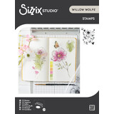 Sizzix Studio Clear Stamps by Willow Wolfe Cosmo and Butterflies (10pcs) (666924)