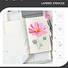 Sizzix Studio Layered Stencils by Willow Wolfe Cosmo (4pcs) (666921)