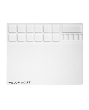 Sizzix Studio Media Mat With Palette & Brush Hold by Willow Wolfe (667034)