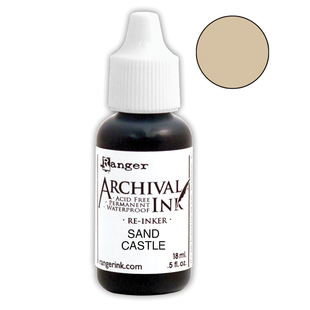 Ranger Ranger Archival Ink Re-Inkers Sand Castle 0.5 fl oz (ARR90625) Ranger Ranger Archival Ink Re-Inkers Sand Castle 0.5 fl oz (ARR90625)
