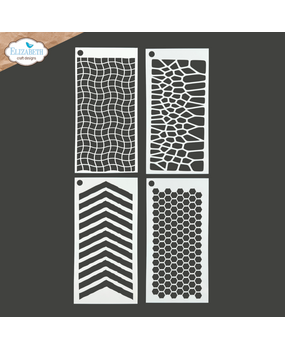 Elizabeth Craft Designs Hello You! Stencil Journal Stencils 10 (S059)