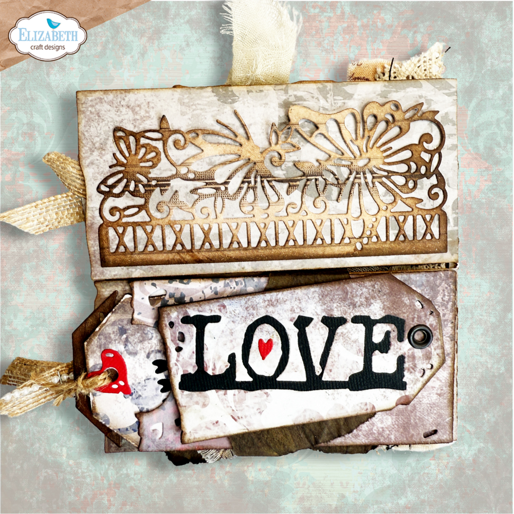 Elizabeth Craft Designs Hello You! Die Split Tag Pocket Page (2319) Elizabeth Craft Designs Hello You! Die Split Tag Pocket Page (2319)