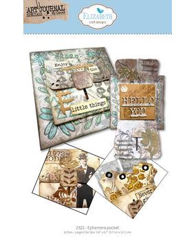 Elizabeth Craft Designs Hello You! Die Ephemera Pocket (2322) Elizabeth Craft Designs Hello You! Die Ephemera Pocket (2322)