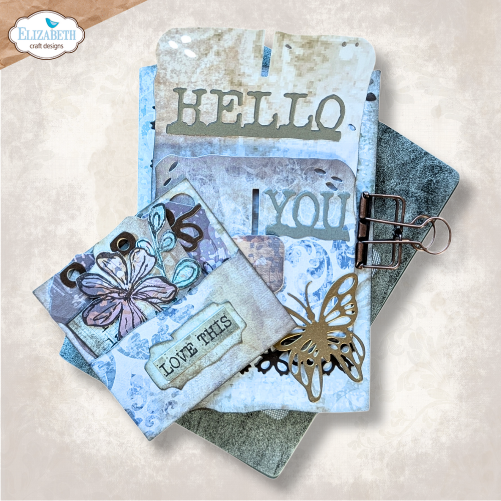 Elizabeth Craft Designs Hello You! Die Ephemera Pocket (2322) Elizabeth Craft Designs Hello You! Die Ephemera Pocket (2322)