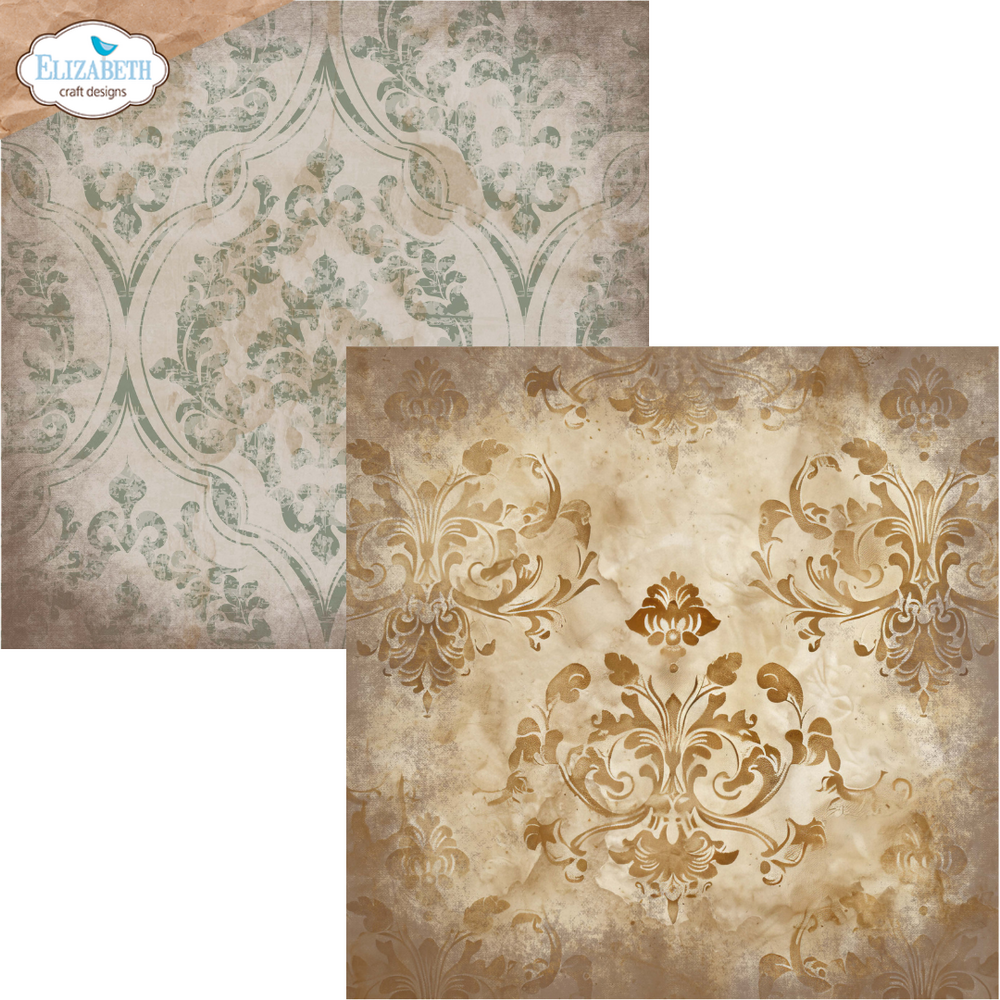 Elizabeth Craft Designs Hello You! 12x12 Inch Patterned Cardstock Backgrounds Volume 4 (C039)