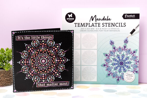 Studio Light Mandala Template Stencils (6pcs) (SL-ES-MASK399)