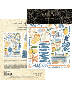 Graphic 45 Scenic Route Rub-on Transfers (4503200)