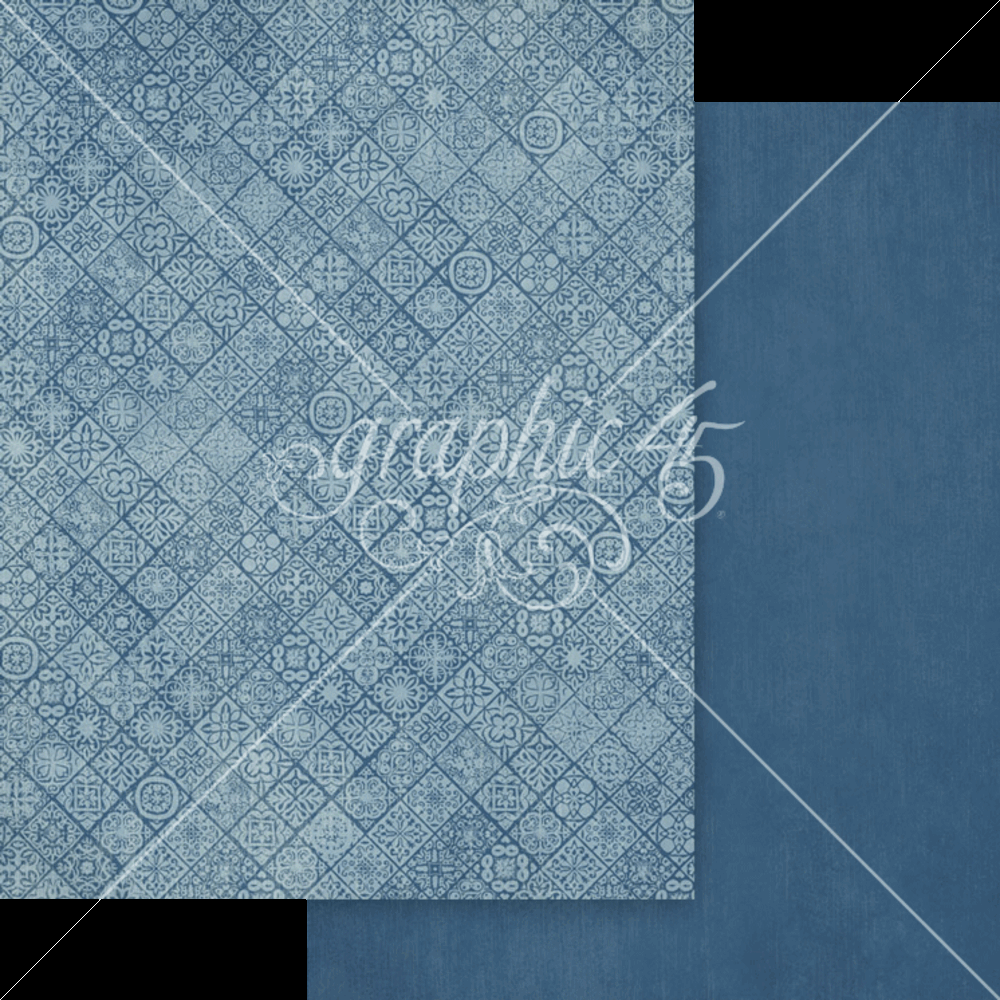 Graphic 45 Scenic Route 8.5x11 Inch Patterns & Solids Pack (4503196)