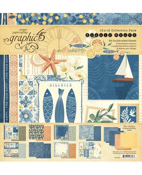 Graphic 45 Scenic Route 12x12 Inch Collection Pack (4503195)