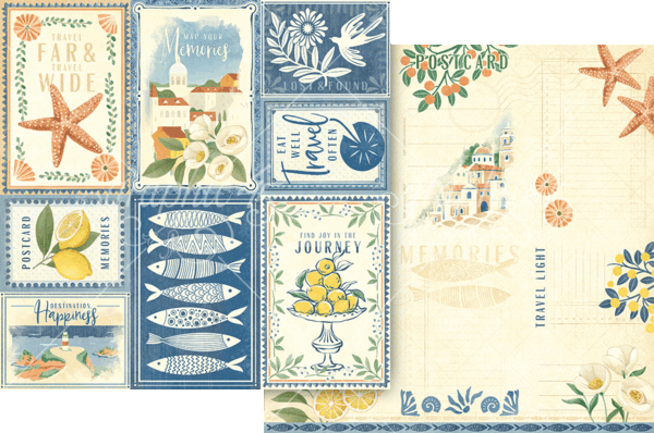 Graphic 45 Scenic Route 8x8 Inch Collection Pack (4503194)