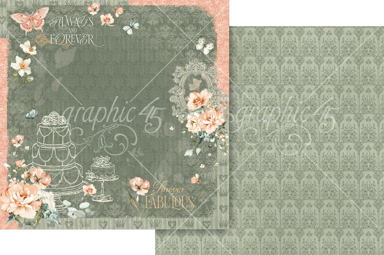 Graphic 45 Always & Forever 12x12 Inch Collection Pack (4503174)