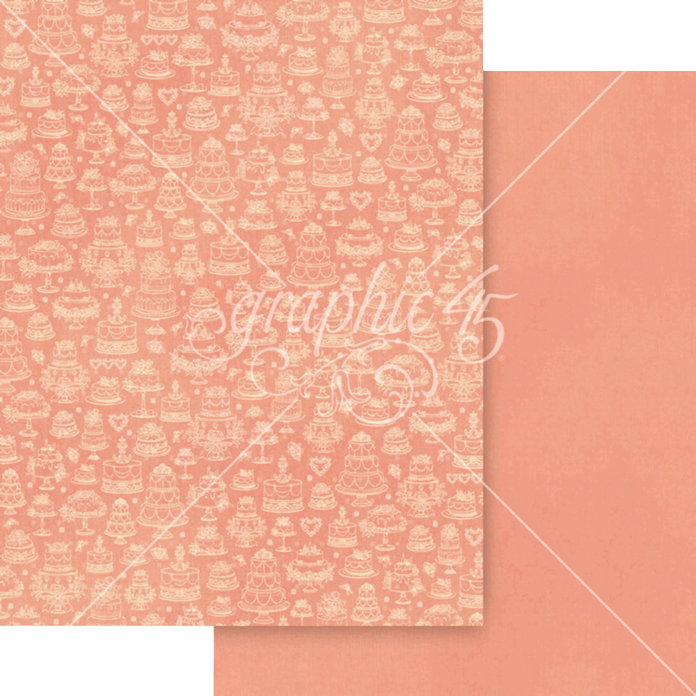 Graphic 45 Always & Forever 8.5x11 Inch Patterns & Solids Pack (4503175)