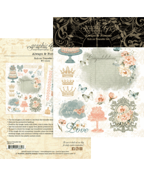 Graphic 45 Always & Forever Rub-on Transfers (4503179)