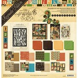 Graphic 45 Typography Keepsake Kit with Exclusive Metal Die-Set (4503203)