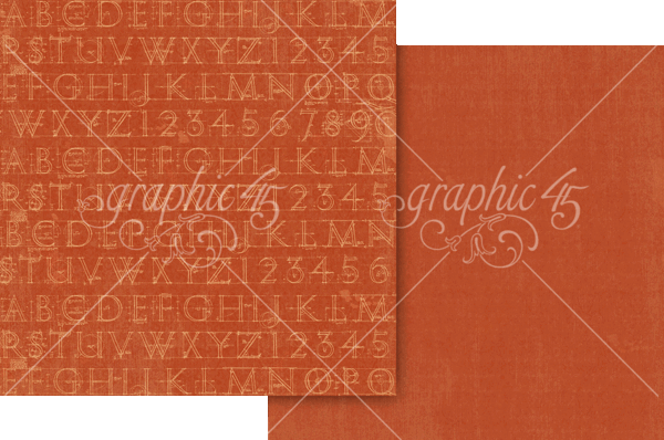 Graphic 45 Typography Keepsake Kit with Exclusive Metal Die-Set (4503203)