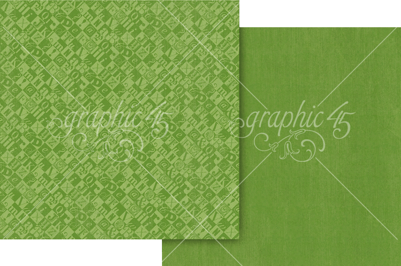 Graphic 45 Typography Keepsake Kit with Exclusive Metal Die-Set (4503203)