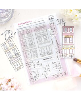 Pinkfresh Studio The Couture Edit Stamp Darling District (315726)