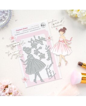 Pinkfresh Studio The Couture Edit Press Plate Couture Grace (315026)