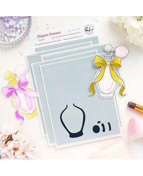 Pinkfresh Studio The Couture Edit Stencil Elegant Essence (314126)
