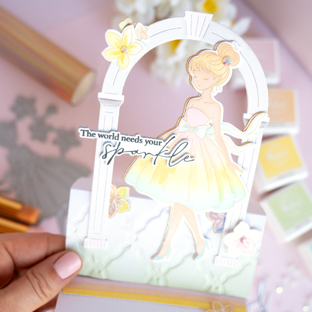 Pinkfresh Studio The Couture Edit Stencil Arched Elegance (315226)