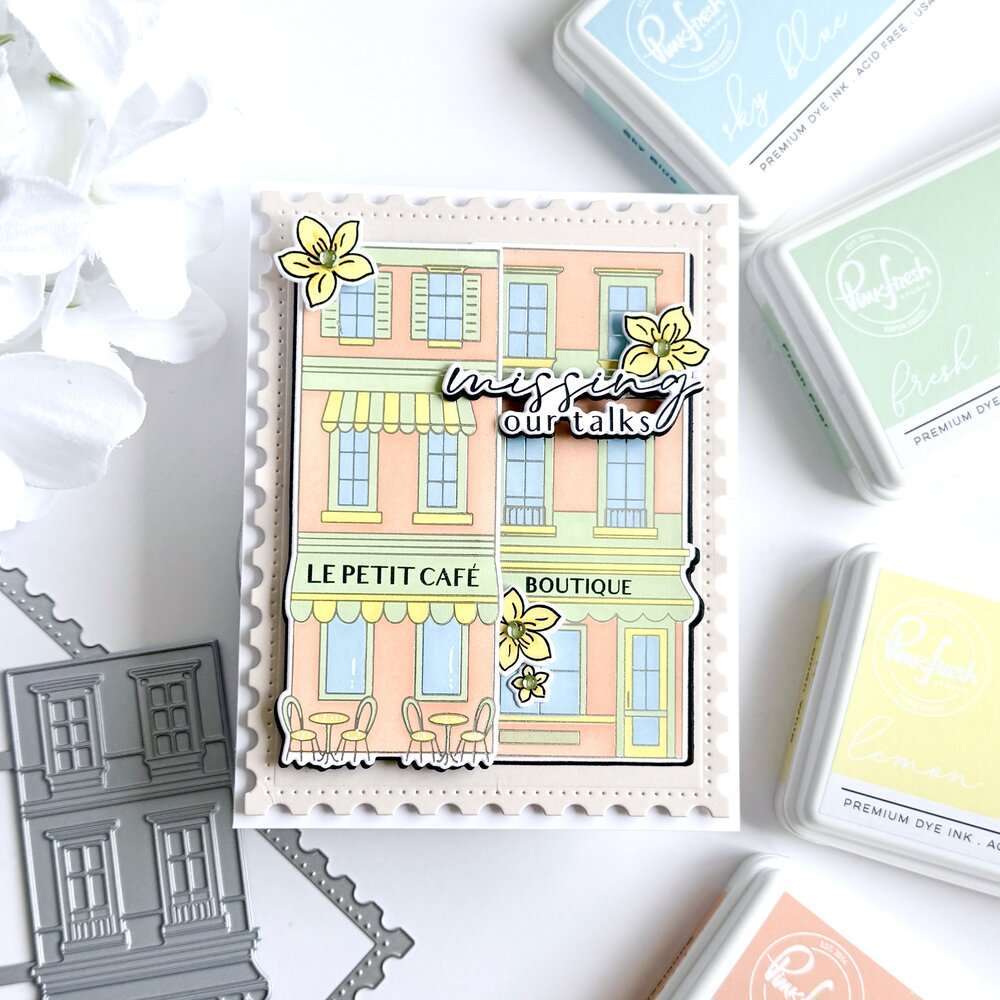 Pinkfresh Studio The Couture Edit Press Plate Darling District (316026)